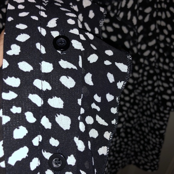 Bohme 4 Printed Ruffle Detailed Dress medium NWT - Picture 9 of 17